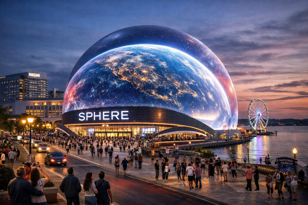 Maryland Eyes High-Tech ‘Sphere’ Entertainment Venue at National&nbsp;Harbor